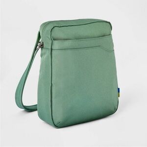 OPEN STORY NWT anti-theft vertical crossbody bag -green